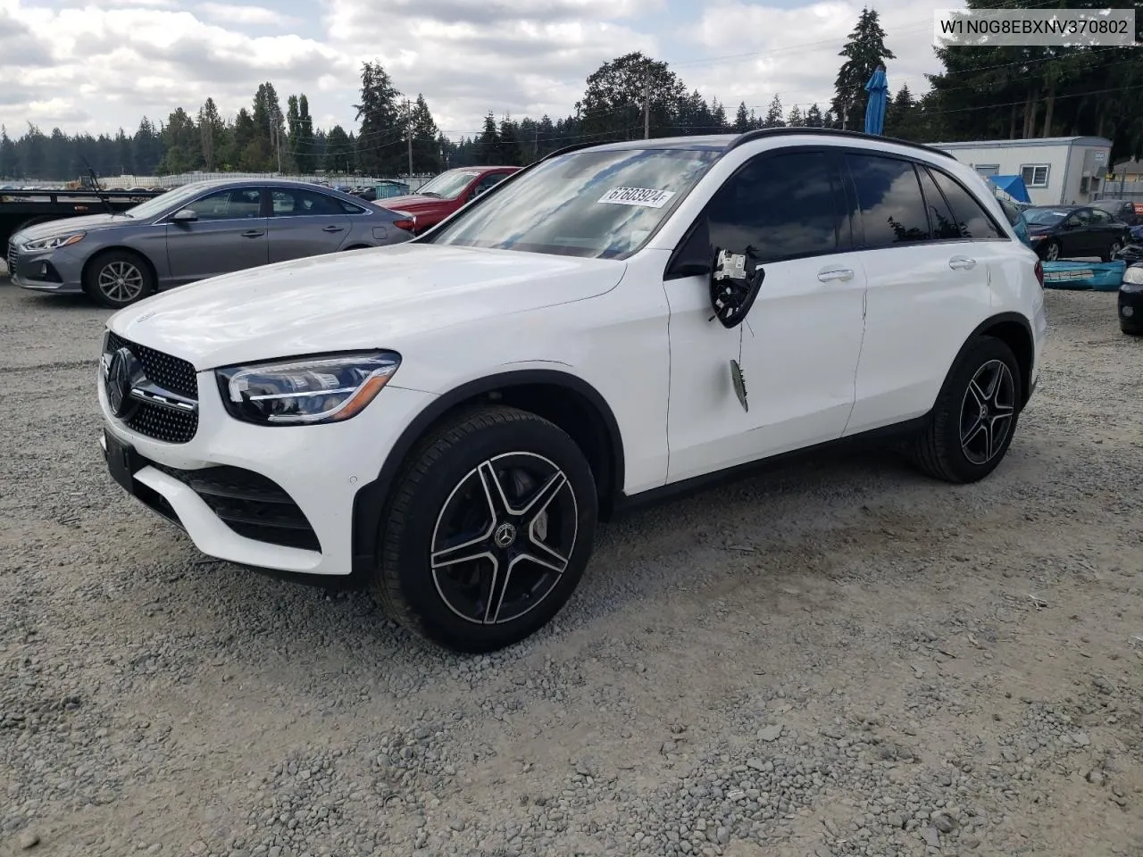 2022 Mercedes-Benz Glc 300 4Matic VIN: W1N0G8EBXNV370802 Lot: 67603924