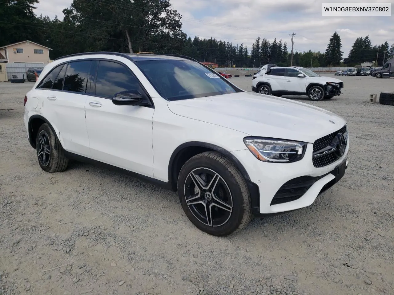 2022 Mercedes-Benz Glc 300 4Matic VIN: W1N0G8EBXNV370802 Lot: 67603924