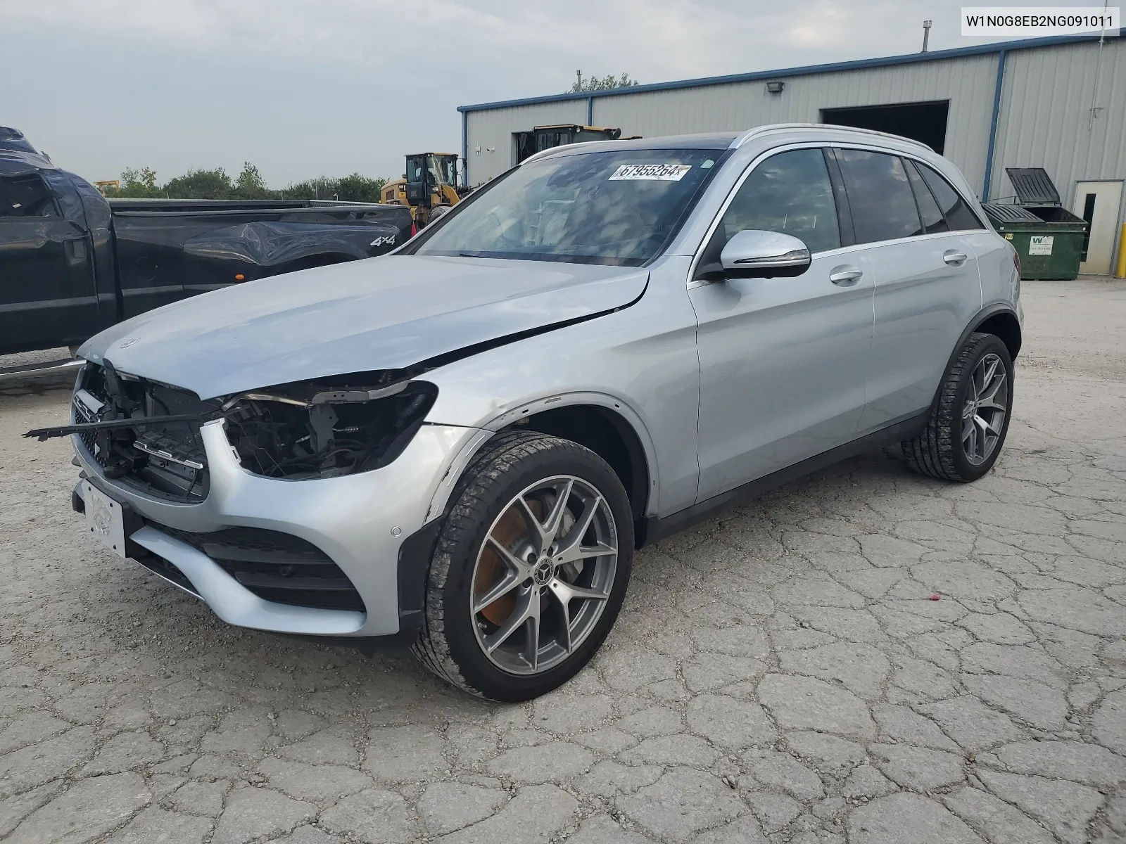 2022 Mercedes-Benz Glc 300 4Matic VIN: W1N0G8EB2NG091011 Lot: 67955264