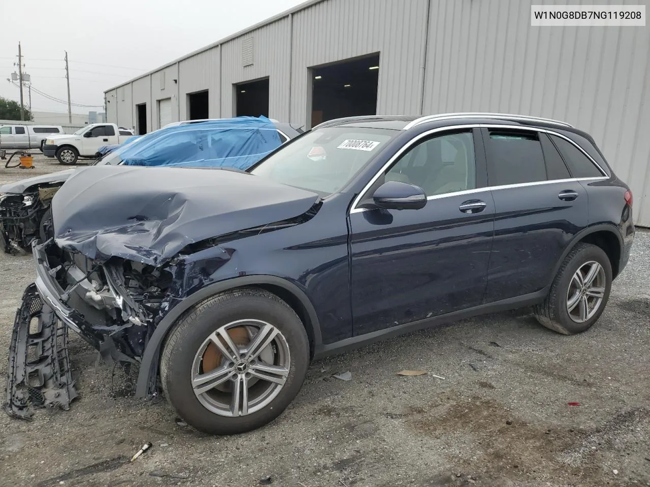 2022 Mercedes-Benz Glc 300 VIN: W1N0G8DB7NG119208 Lot: 70008764