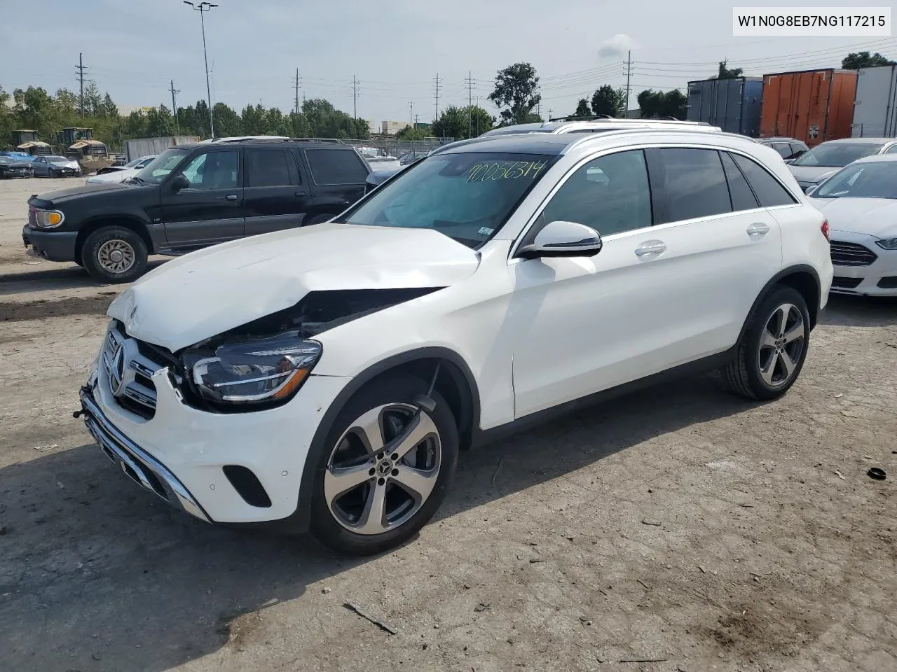 2022 Mercedes-Benz Glc 300 4Matic VIN: W1N0G8EB7NG117215 Lot: 70056314