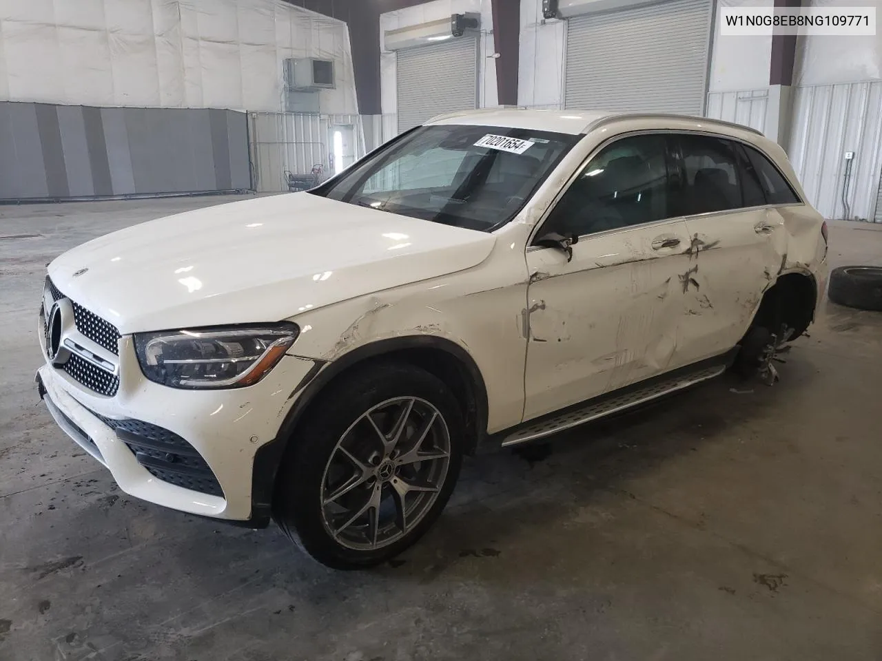 2022 Mercedes-Benz Glc 300 4Matic VIN: W1N0G8EB8NG109771 Lot: 70201654