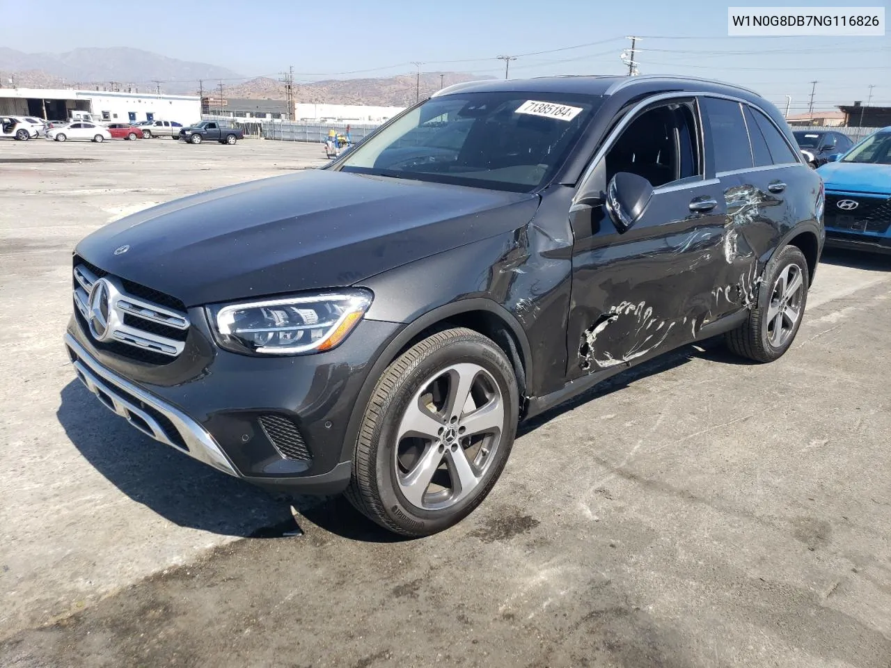 2022 Mercedes-Benz Glc 300 VIN: W1N0G8DB7NG116826 Lot: 71385184