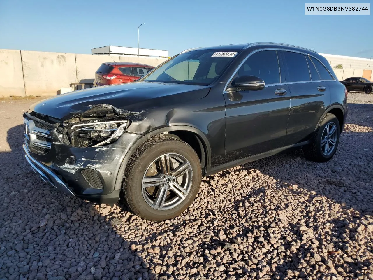 2022 Mercedes-Benz Glc 300 VIN: W1N0G8DB3NV382744 Lot: 71982434