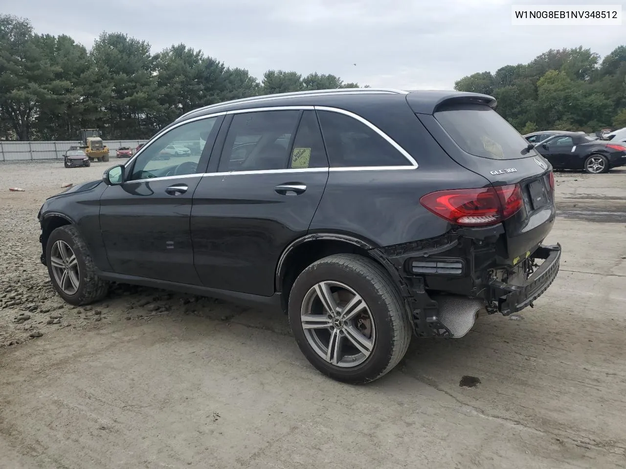 2022 Mercedes-Benz Glc 300 4Matic VIN: W1N0G8EB1NV348512 Lot: 72340384