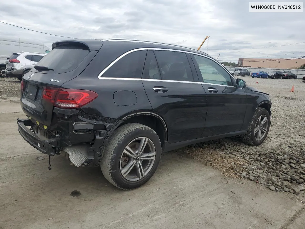 2022 Mercedes-Benz Glc 300 4Matic VIN: W1N0G8EB1NV348512 Lot: 72340384