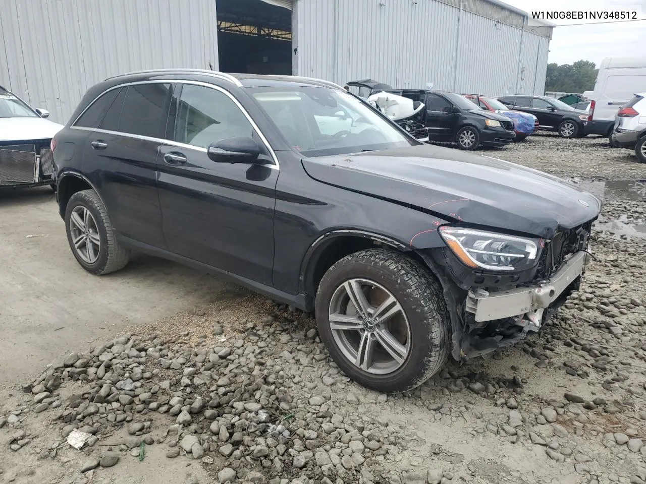 2022 Mercedes-Benz Glc 300 4Matic VIN: W1N0G8EB1NV348512 Lot: 72340384