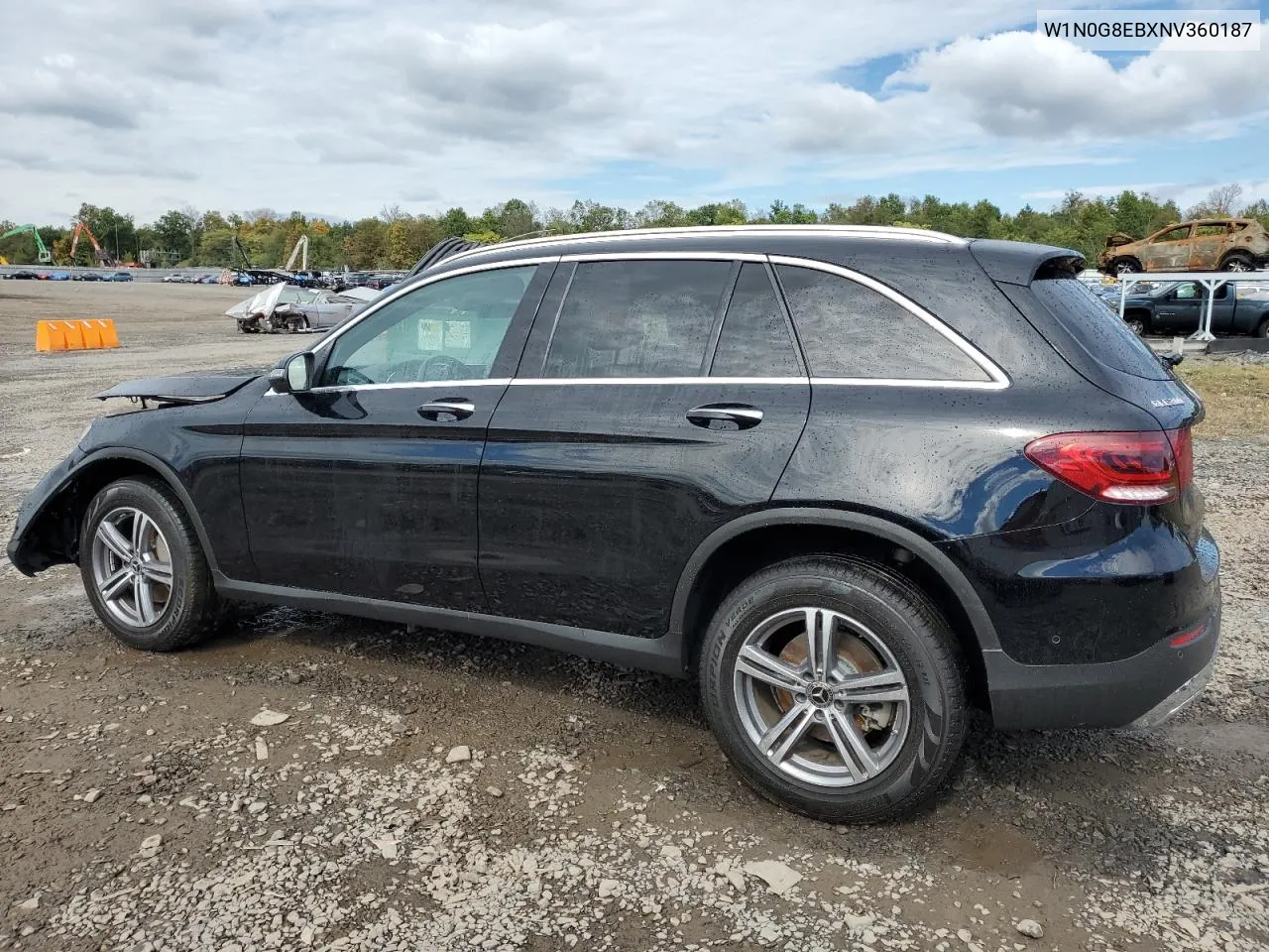 2022 Mercedes-Benz Glc 300 4Matic VIN: W1N0G8EBXNV360187 Lot: 73487484