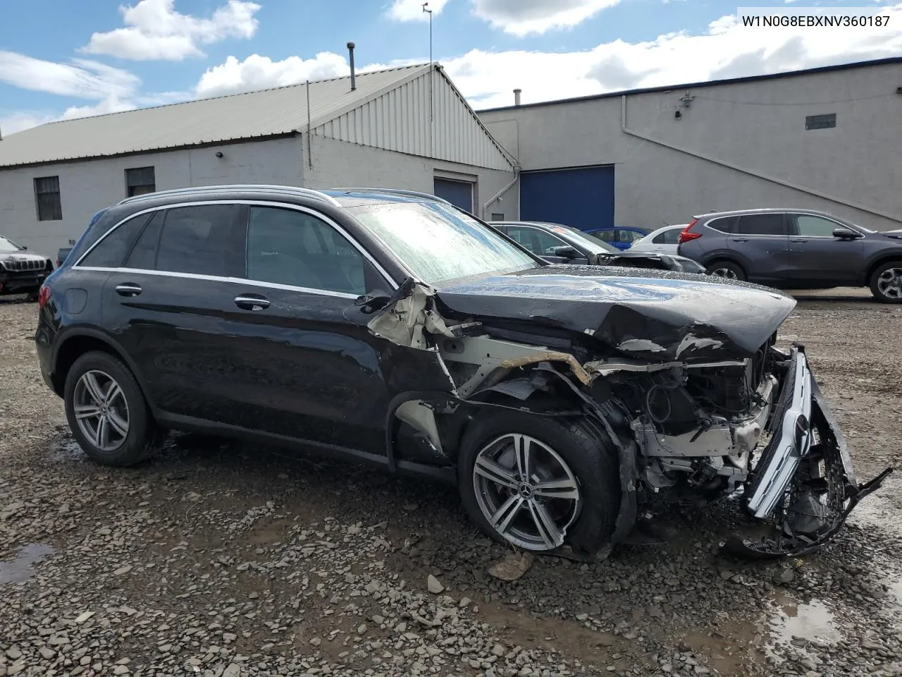 2022 Mercedes-Benz Glc 300 4Matic VIN: W1N0G8EBXNV360187 Lot: 73487484