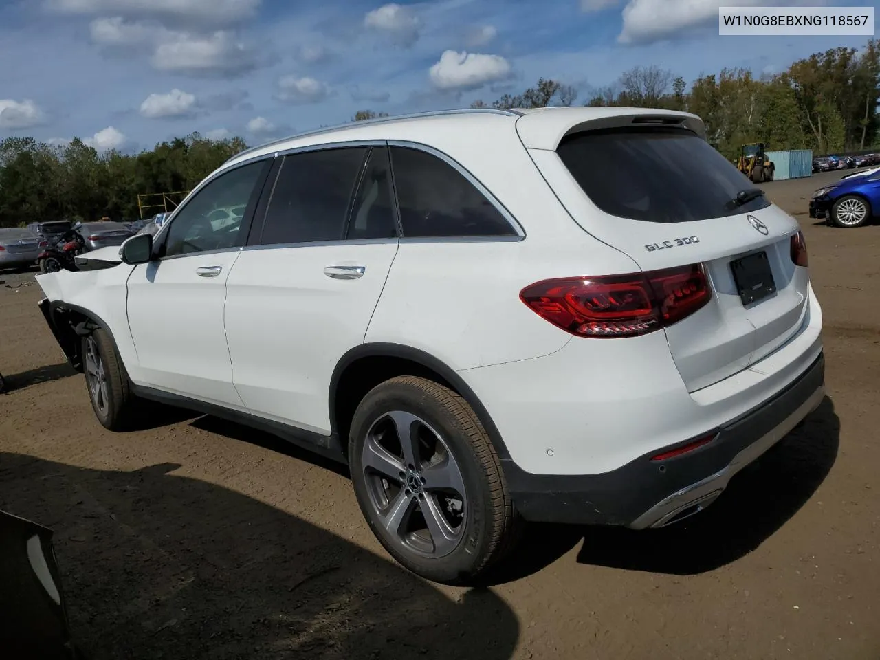 2022 Mercedes-Benz Glc 300 4Matic VIN: W1N0G8EBXNG118567 Lot: 73629334