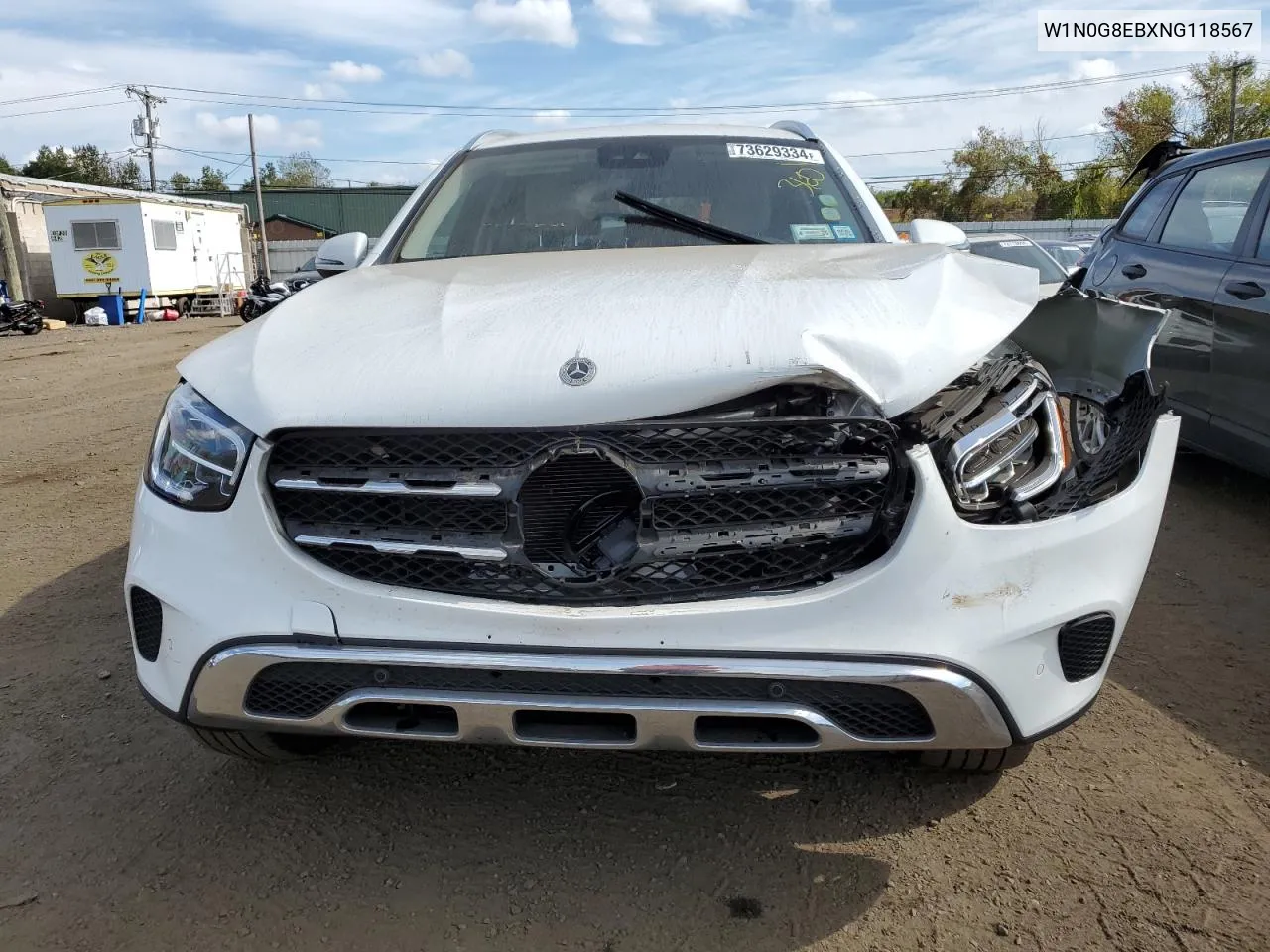 2022 Mercedes-Benz Glc 300 4Matic VIN: W1N0G8EBXNG118567 Lot: 73629334