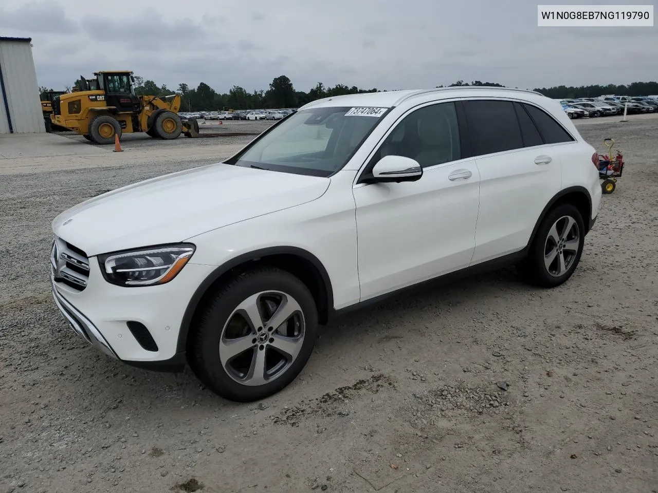 2022 Mercedes-Benz Glc 300 4Matic VIN: W1N0G8EB7NG119790 Lot: 73747064