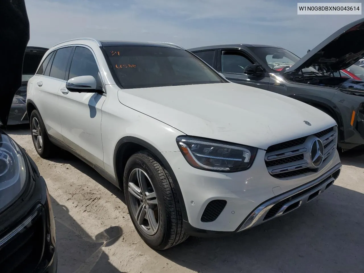 2022 Mercedes-Benz Glc 300 VIN: W1N0G8DBXNG043614 Lot: 74921114