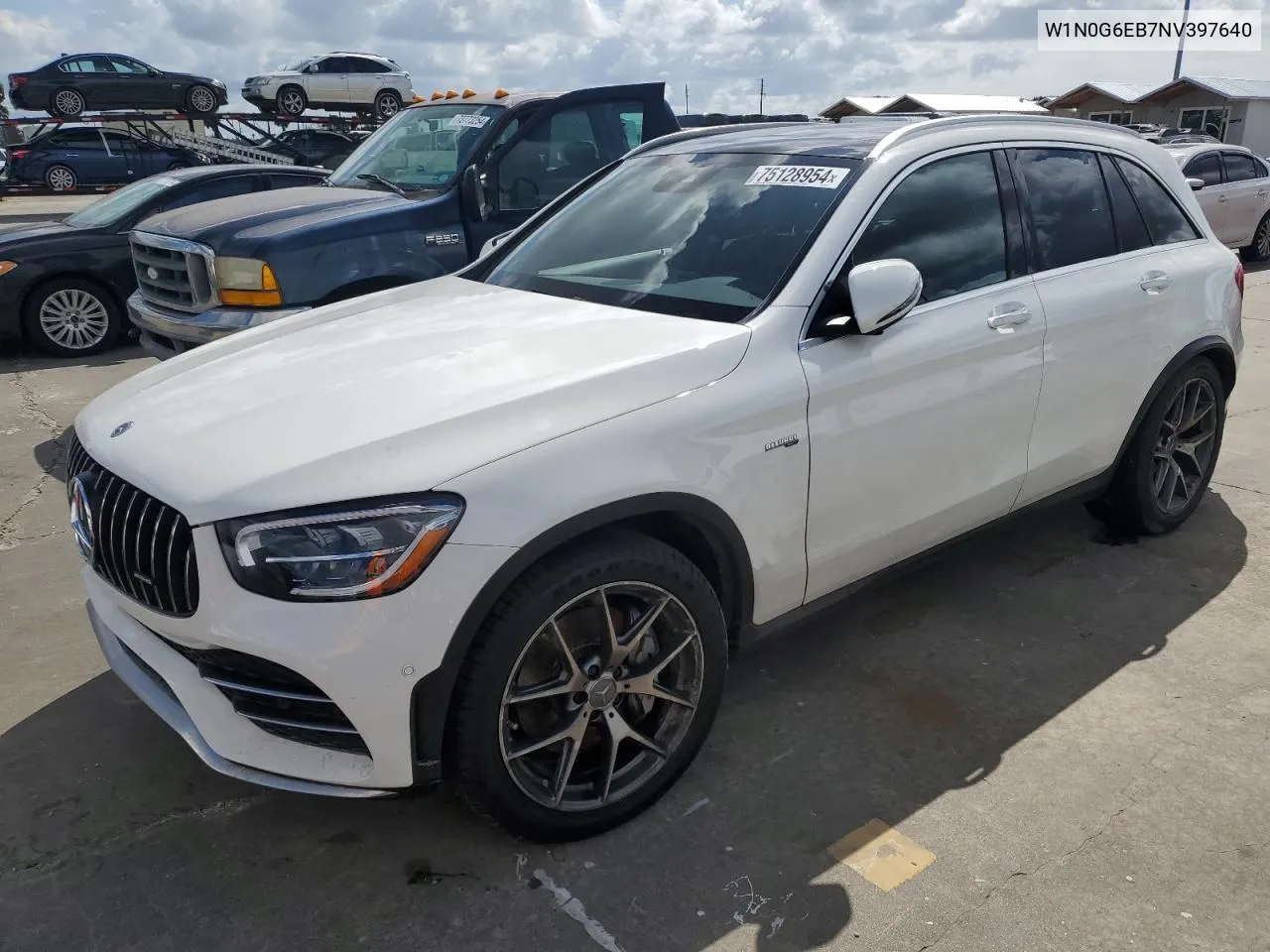 2022 Mercedes-Benz Glc 43 4Matic Amg VIN: W1N0G6EB7NV397640 Lot: 75128954