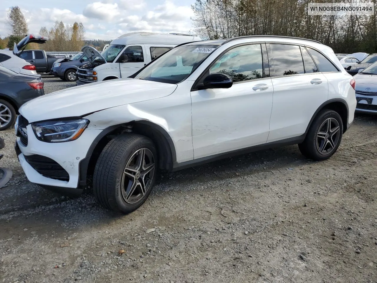 2022 Mercedes-Benz Glc 300 4Matic VIN: W1N0G8EB4NG091494 Lot: 75626054