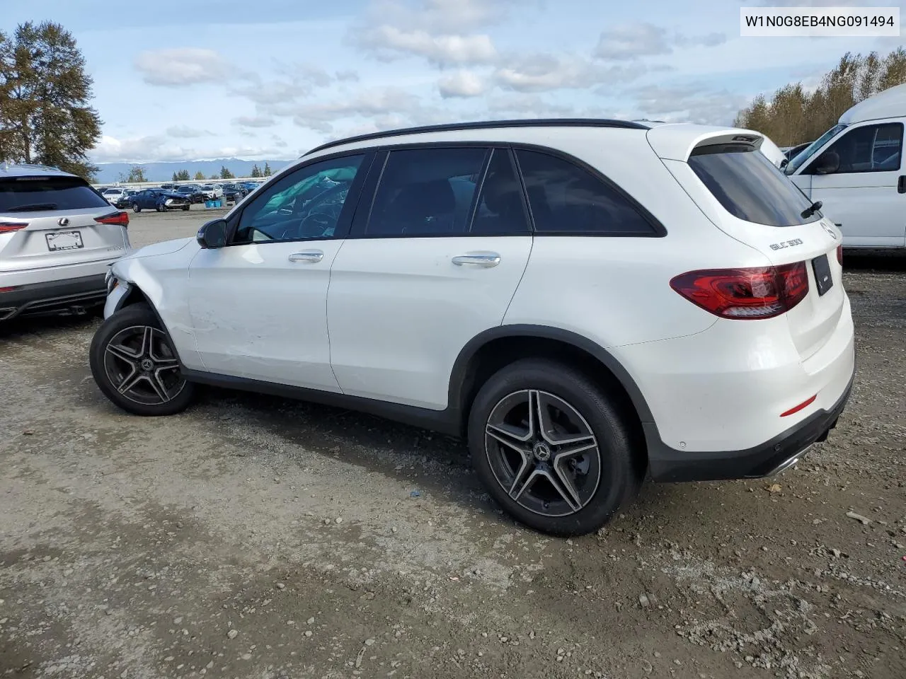 2022 Mercedes-Benz Glc 300 4Matic VIN: W1N0G8EB4NG091494 Lot: 75626054