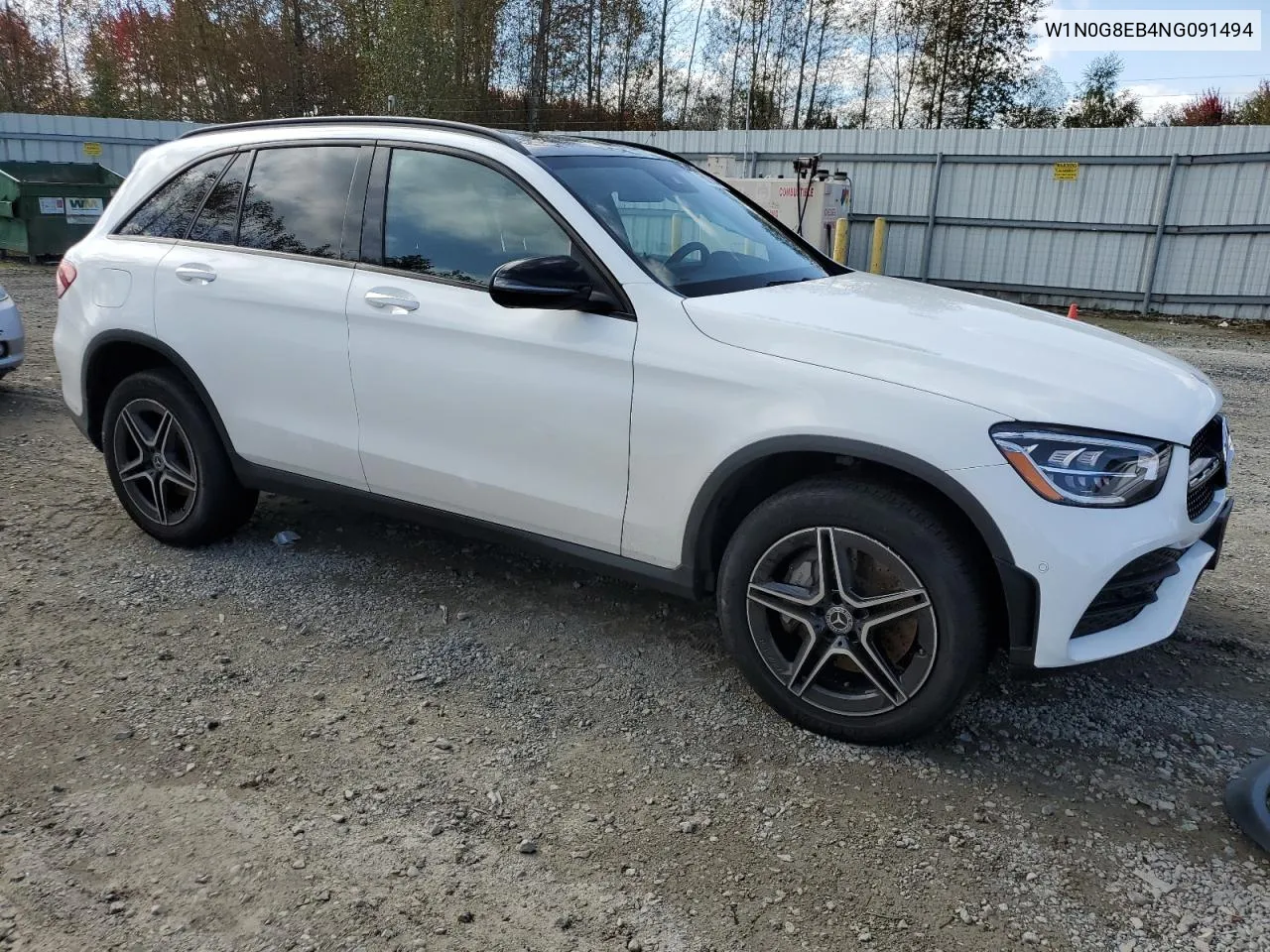 2022 Mercedes-Benz Glc 300 4Matic VIN: W1N0G8EB4NG091494 Lot: 75626054