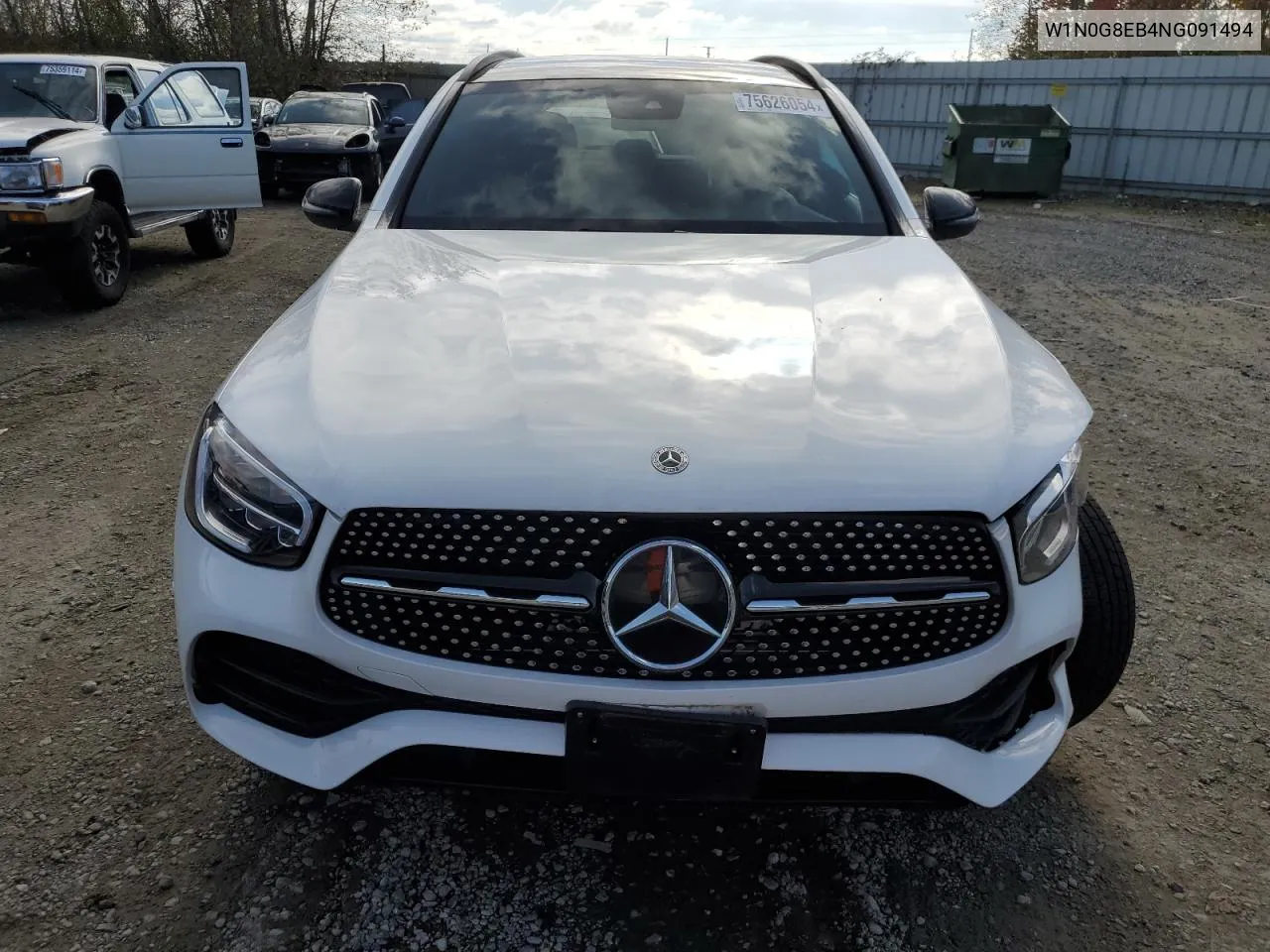 2022 Mercedes-Benz Glc 300 4Matic VIN: W1N0G8EB4NG091494 Lot: 75626054