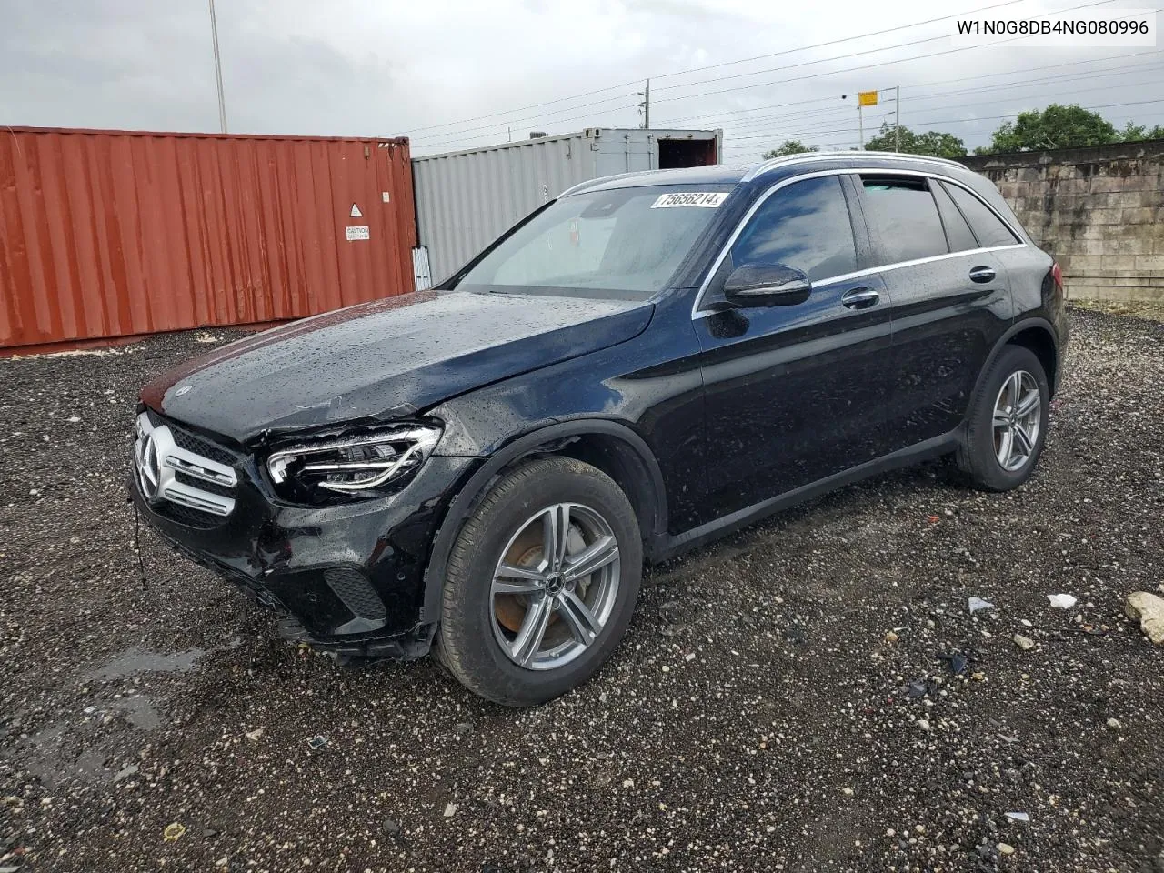 2022 Mercedes-Benz Glc 300 VIN: W1N0G8DB4NG080996 Lot: 75656214