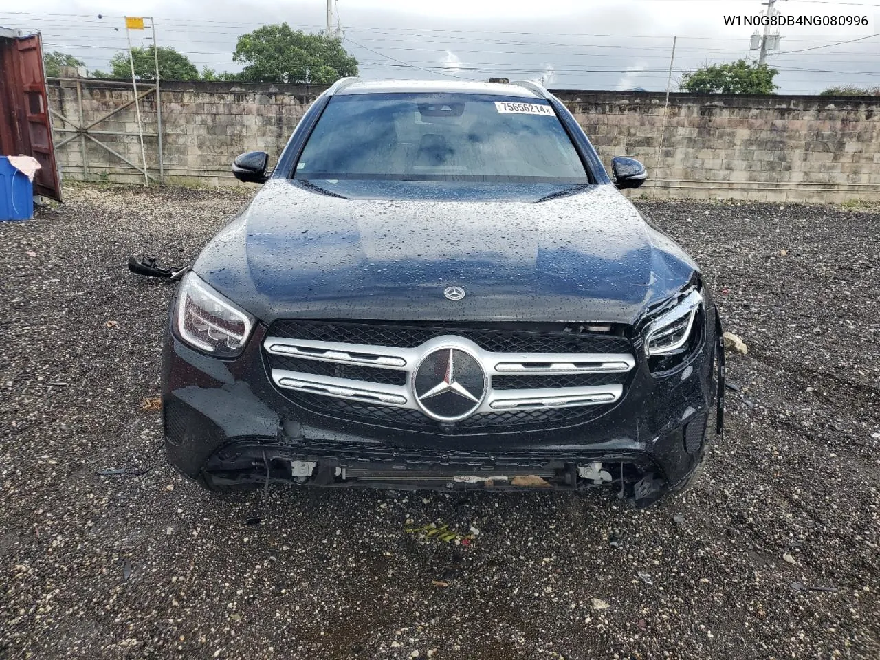 2022 Mercedes-Benz Glc 300 VIN: W1N0G8DB4NG080996 Lot: 75656214