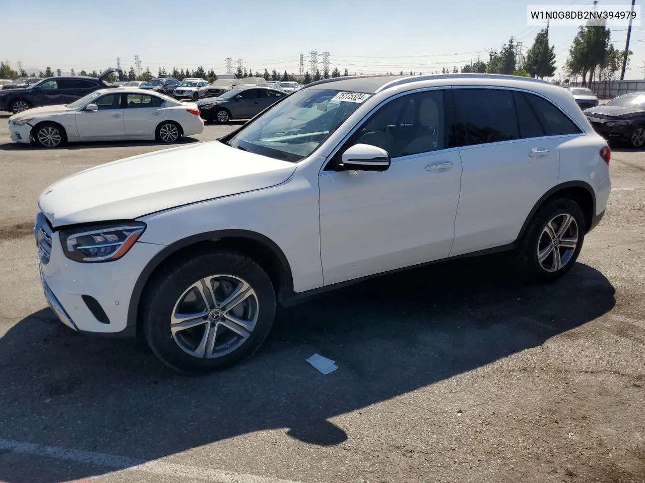 2022 Mercedes-Benz Glc 300 VIN: W1N0G8DB2NV394979 Lot: 75775524