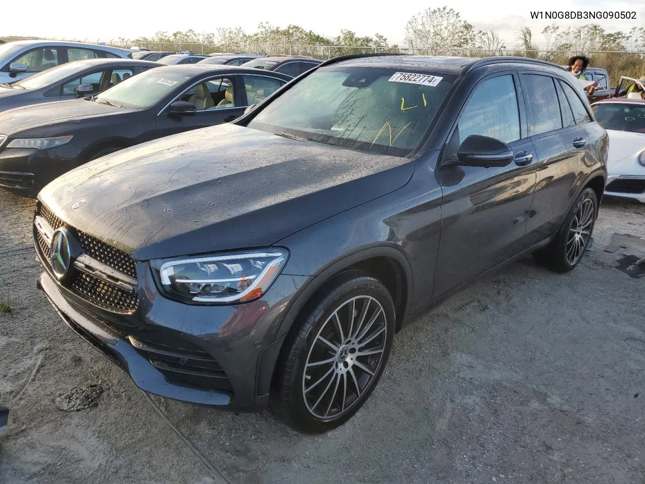 2022 Mercedes-Benz Glc 300 VIN: W1N0G8DB3NG090502 Lot: 75822774