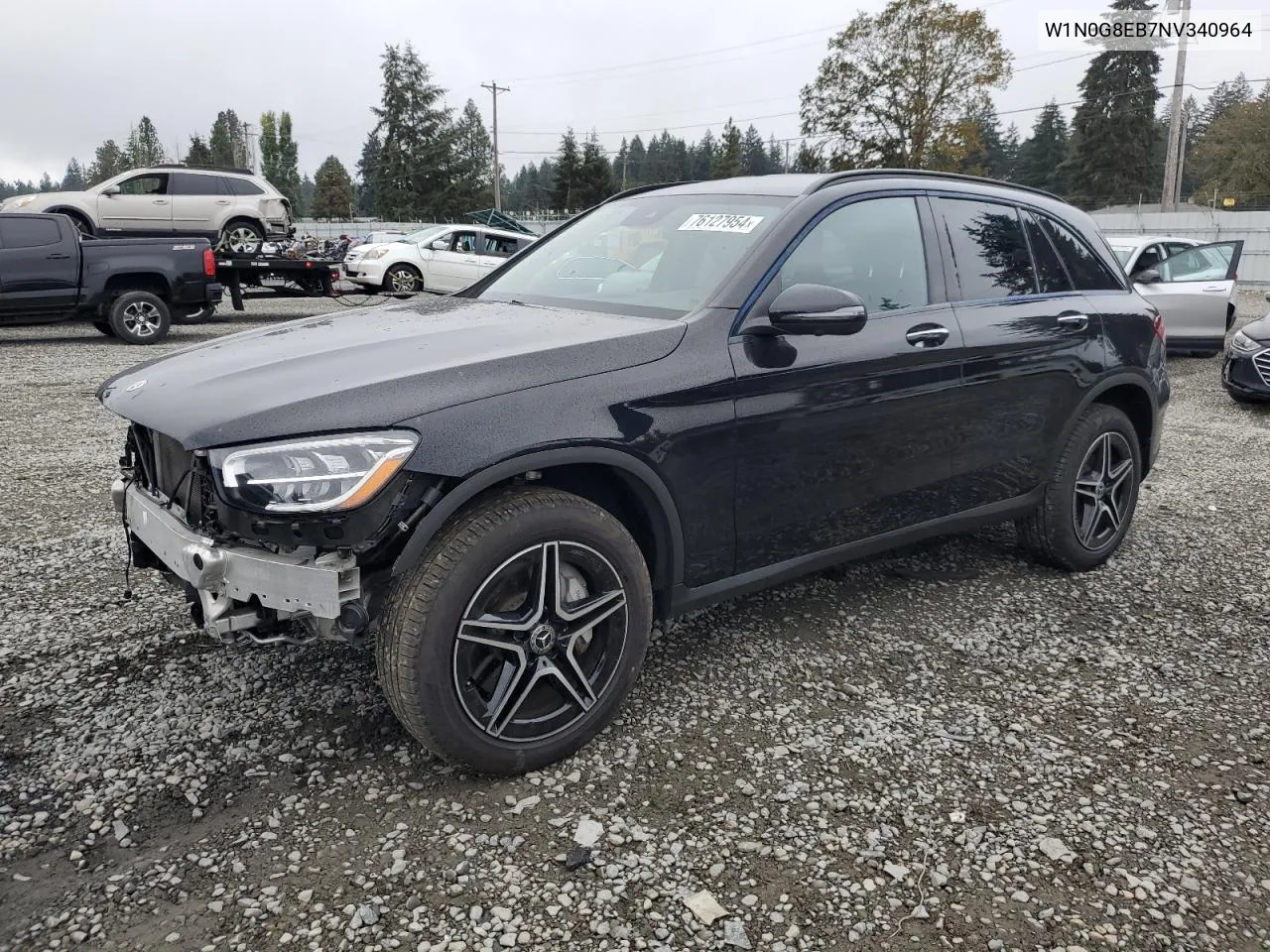 2022 Mercedes-Benz Glc 300 4Matic VIN: W1N0G8EB7NV340964 Lot: 76127954