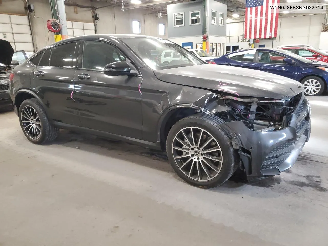 2022 Mercedes-Benz Glc Coupe 300 4Matic VIN: W1N0J8EB3NG032714 Lot: 76372224