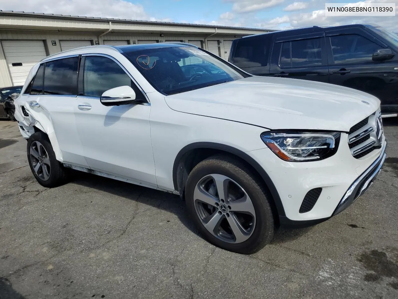 2022 Mercedes-Benz Glc 300 4Matic VIN: W1N0G8EB8NG118390 Lot: 76387764