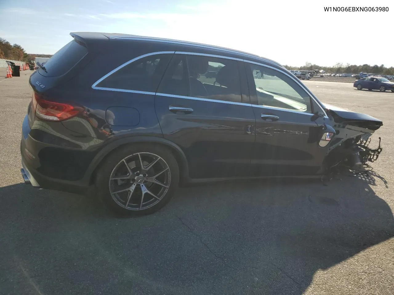 2022 Mercedes-Benz Glc 43 4Matic Amg VIN: W1N0G6EBXNG063980 Lot: 77955054