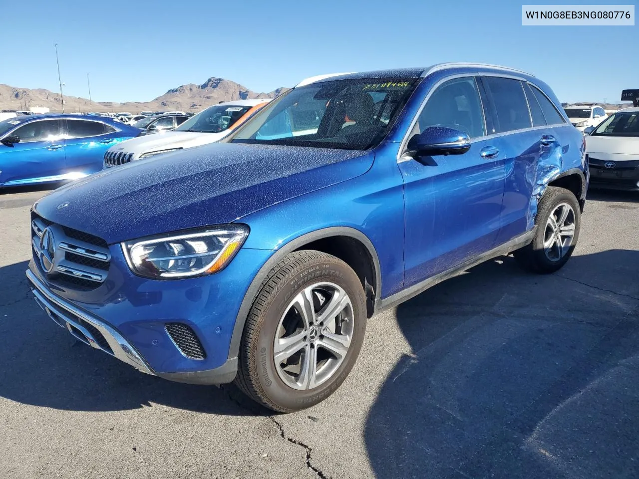 2022 Mercedes-Benz Glc 300 4Matic VIN: W1N0G8EB3NG080776 Lot: 78189484