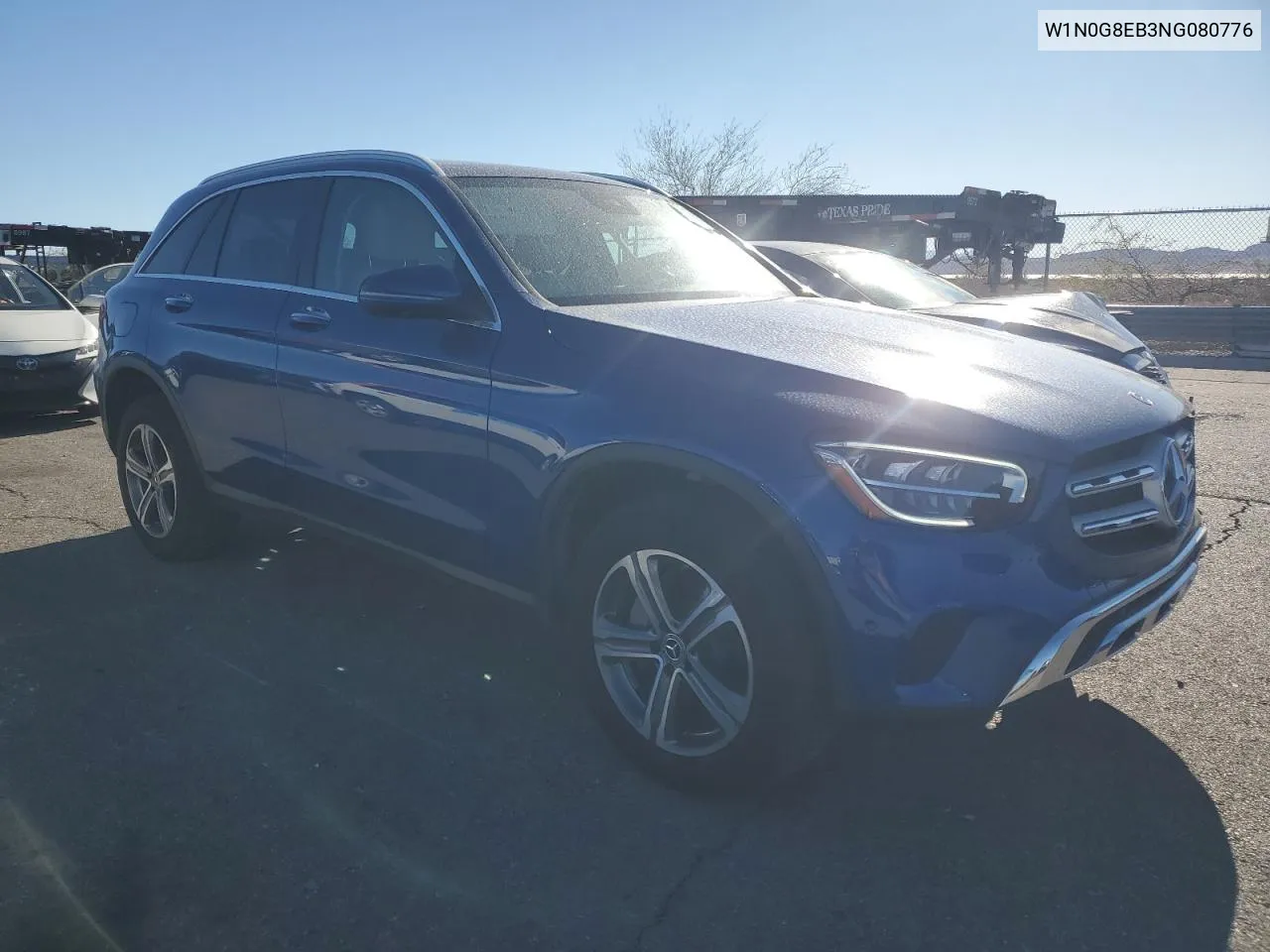 2022 Mercedes-Benz Glc 300 4Matic VIN: W1N0G8EB3NG080776 Lot: 78189484