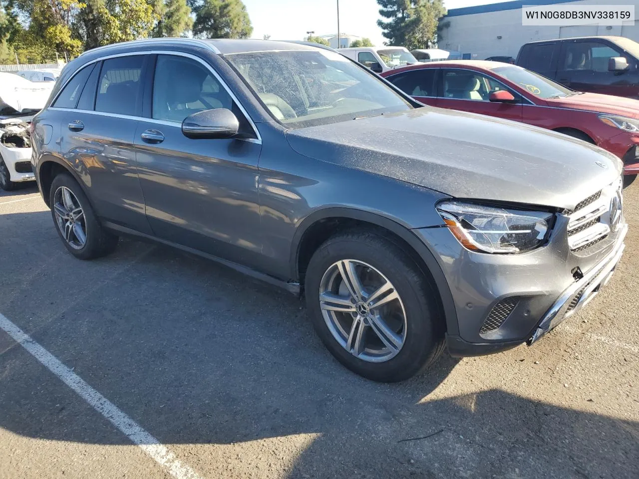 2022 Mercedes-Benz Glc 300 VIN: W1N0G8DB3NV338159 Lot: 78881014