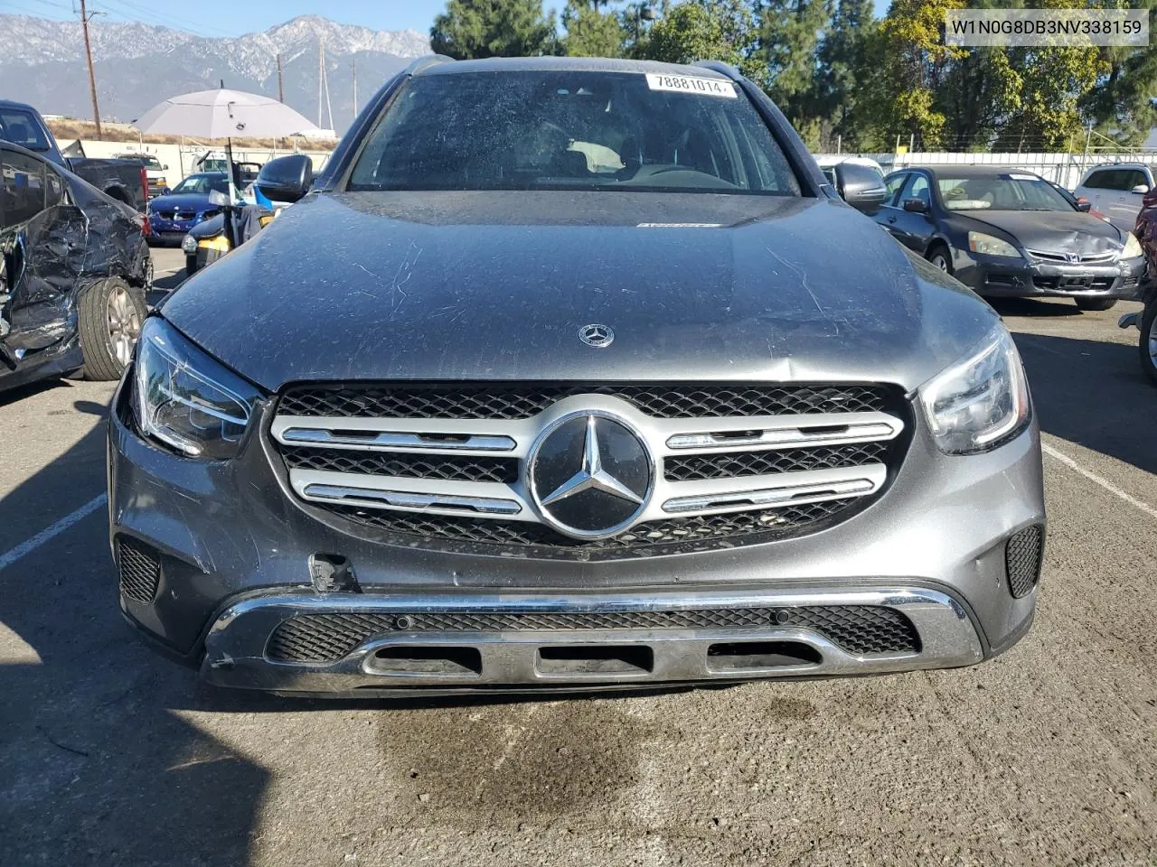 2022 Mercedes-Benz Glc 300 VIN: W1N0G8DB3NV338159 Lot: 78881014