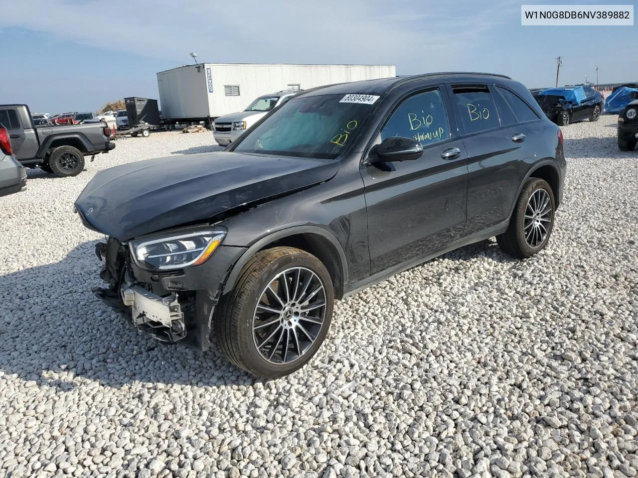 2022 Mercedes-Benz Glc 300 VIN: W1N0G8DB6NV389882 Lot: 80304904