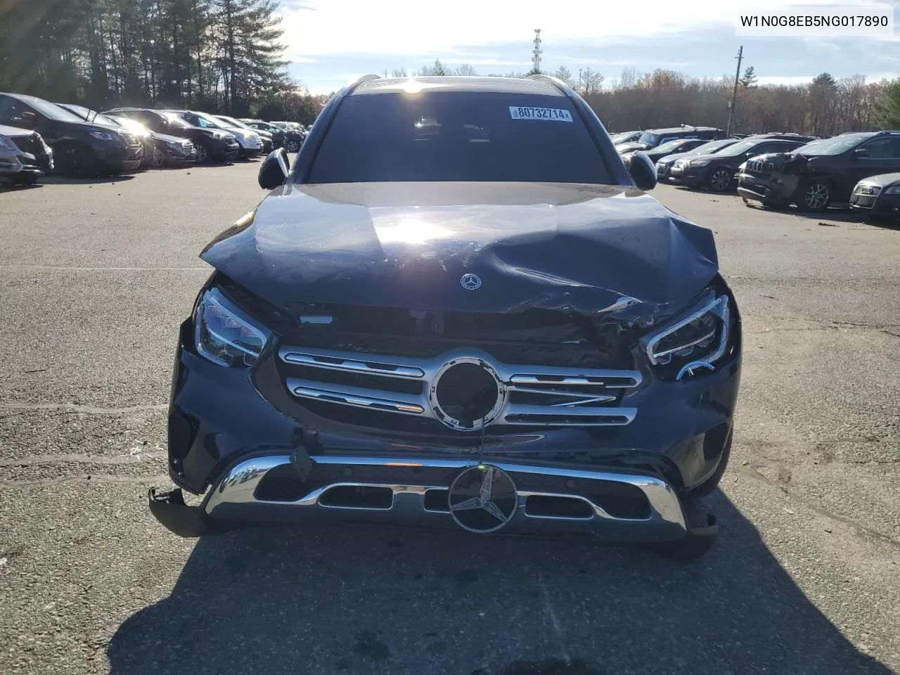 2022 Mercedes-Benz Glc 300 4Matic VIN: W1N0G8EB5NG017890 Lot: 80732714