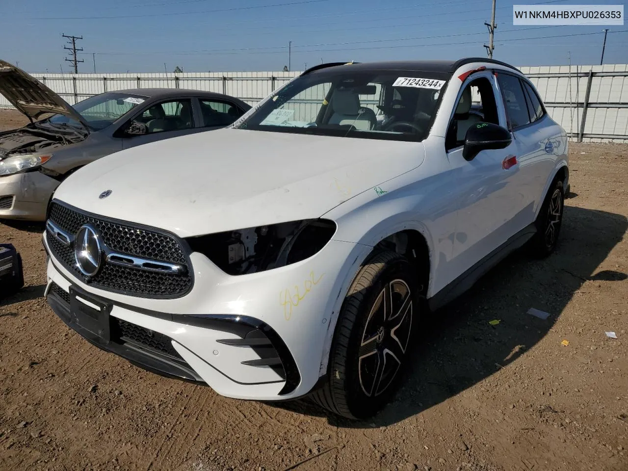 2023 Mercedes-Benz Glc 300 4Matic VIN: W1NKM4HBXPU026353 Lot: 71243244