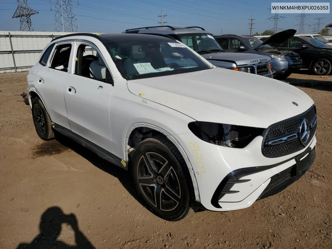 2023 Mercedes-Benz Glc 300 4Matic VIN: W1NKM4HBXPU026353 Lot: 71243244