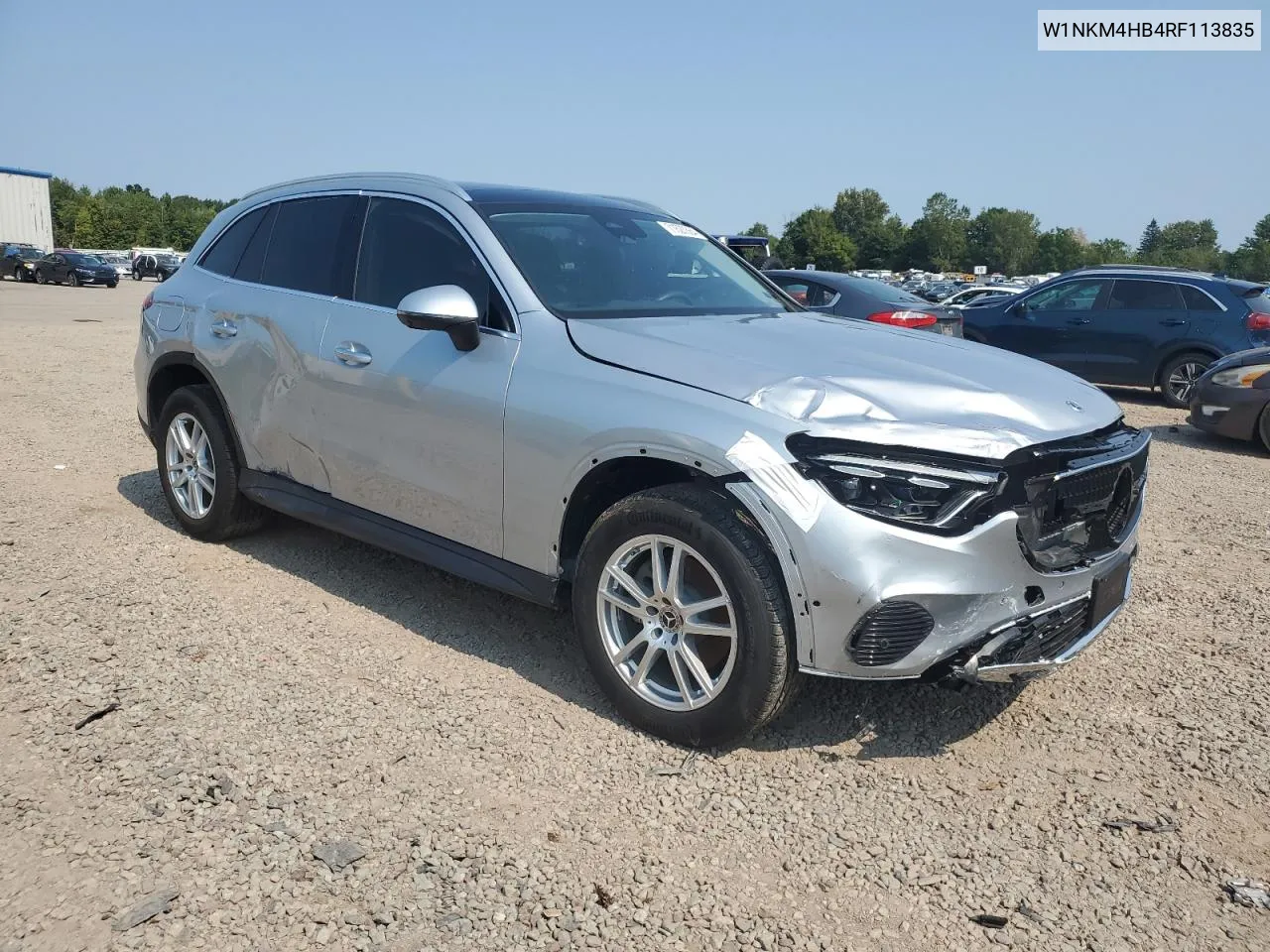 2024 Mercedes-Benz Glc 300 4Matic VIN: W1NKM4HB4RF113835 Lot: 71620364