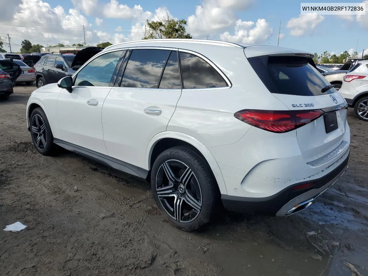 2024 Mercedes-Benz Glc 300 VIN: W1NKM4GB2RF172836 Lot: 73692484