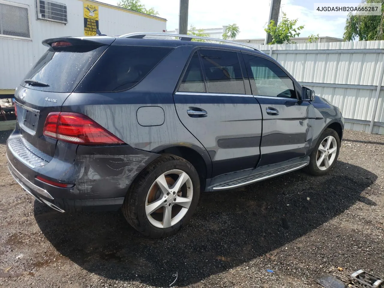 2016 Mercedes-Benz Gle 350 4Matic VIN: 4JGDA5HB2GA665287 Lot: 57237334