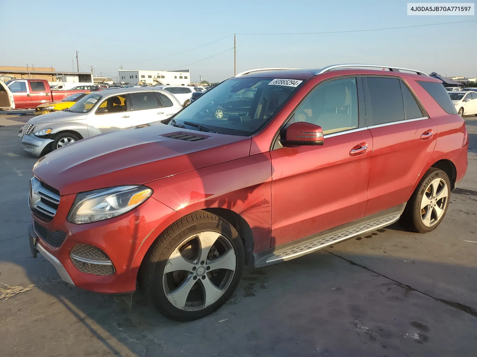 2016 Mercedes-Benz Gle 350 VIN: 4JGDA5JB7GA771597 Lot: 60865294