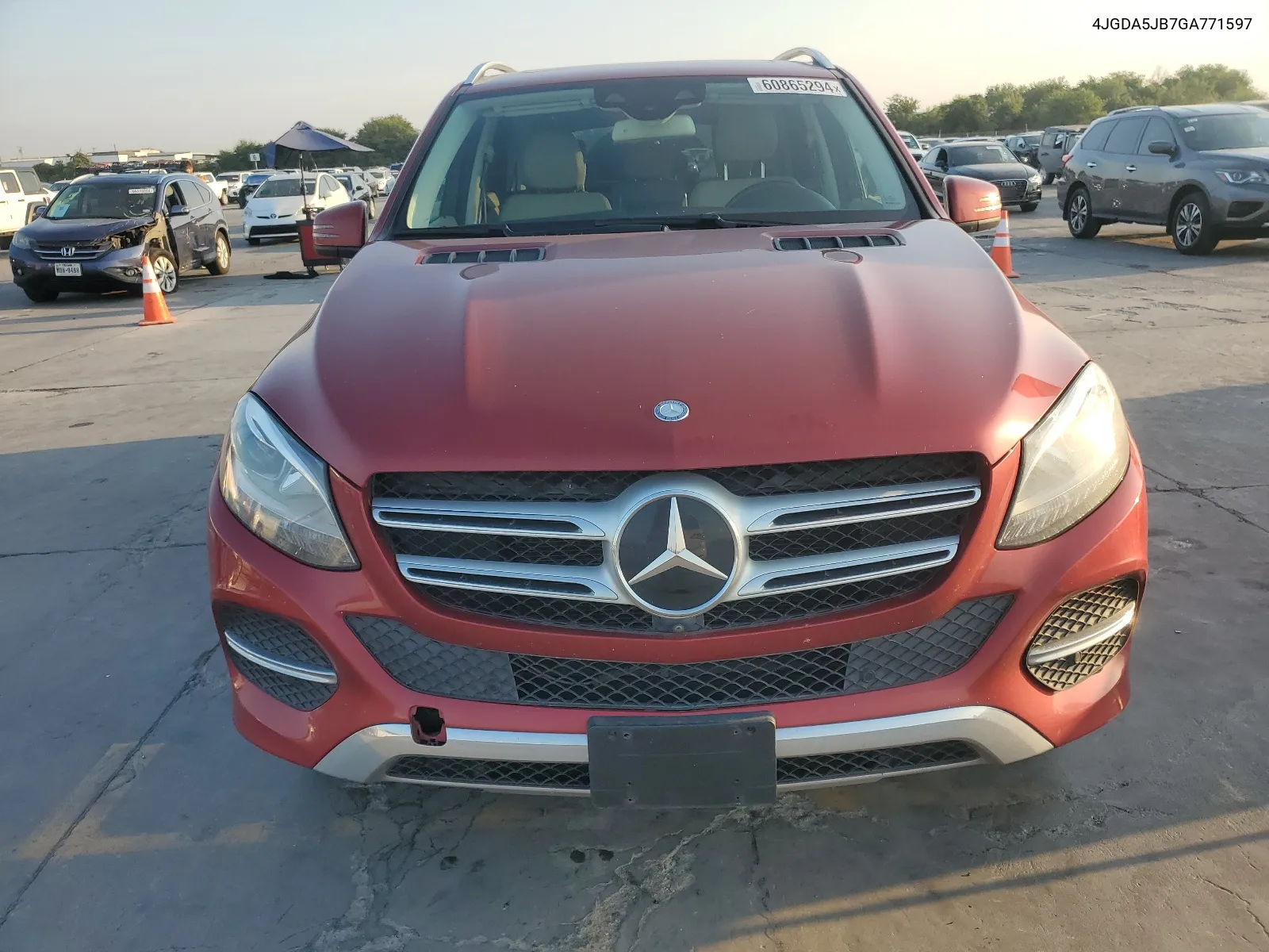 2016 Mercedes-Benz Gle 350 VIN: 4JGDA5JB7GA771597 Lot: 60865294