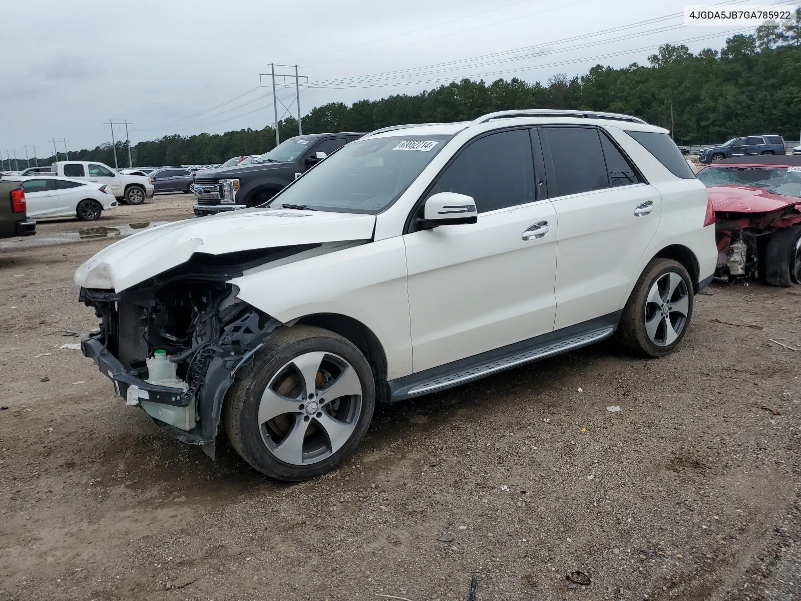 2016 Mercedes-Benz Gle 350 VIN: 4JGDA5JB7GA785922 Lot: 63652714