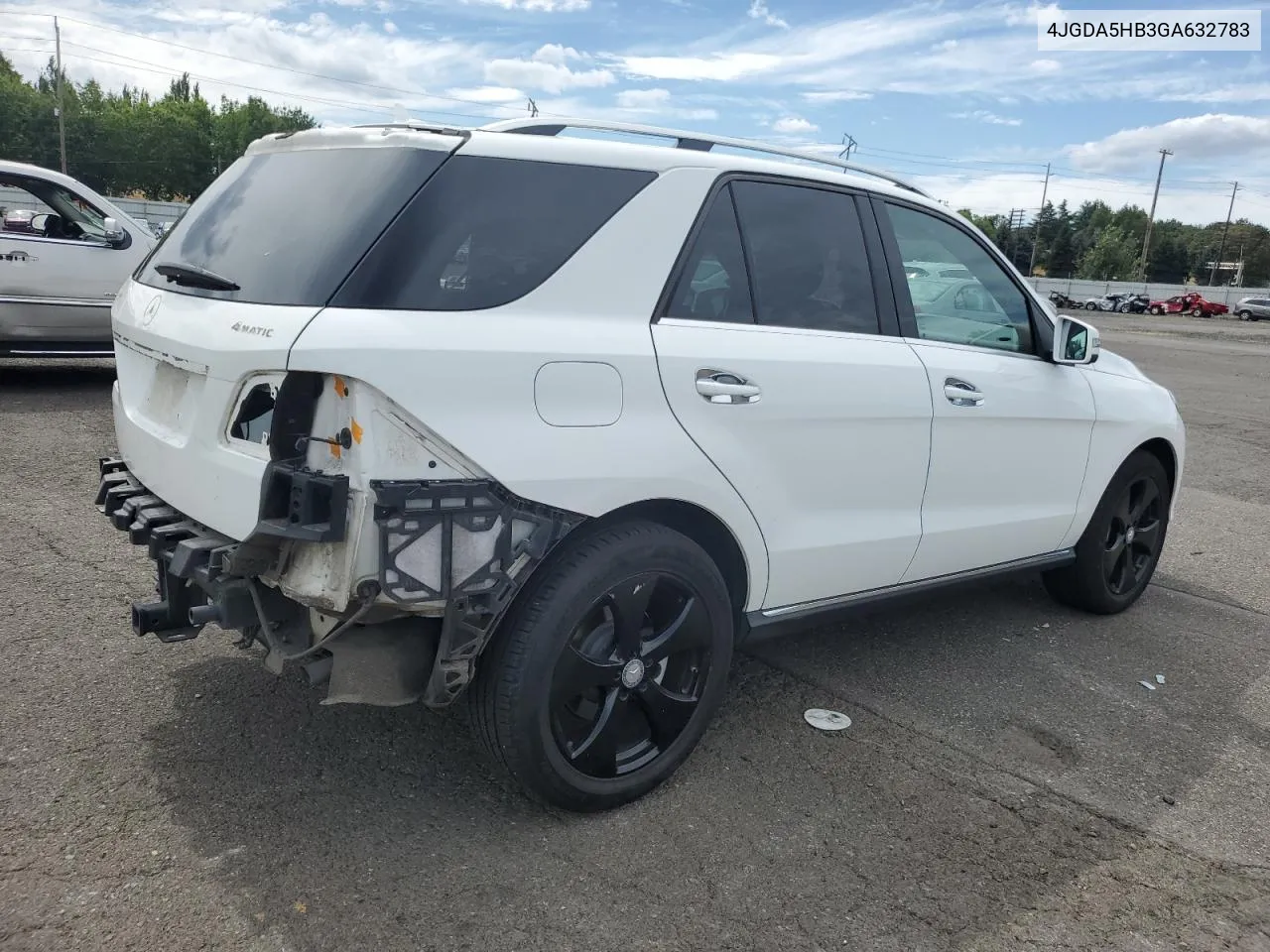 2016 Mercedes-Benz Gle 350 4Matic VIN: 4JGDA5HB3GA632783 Lot: 67138874