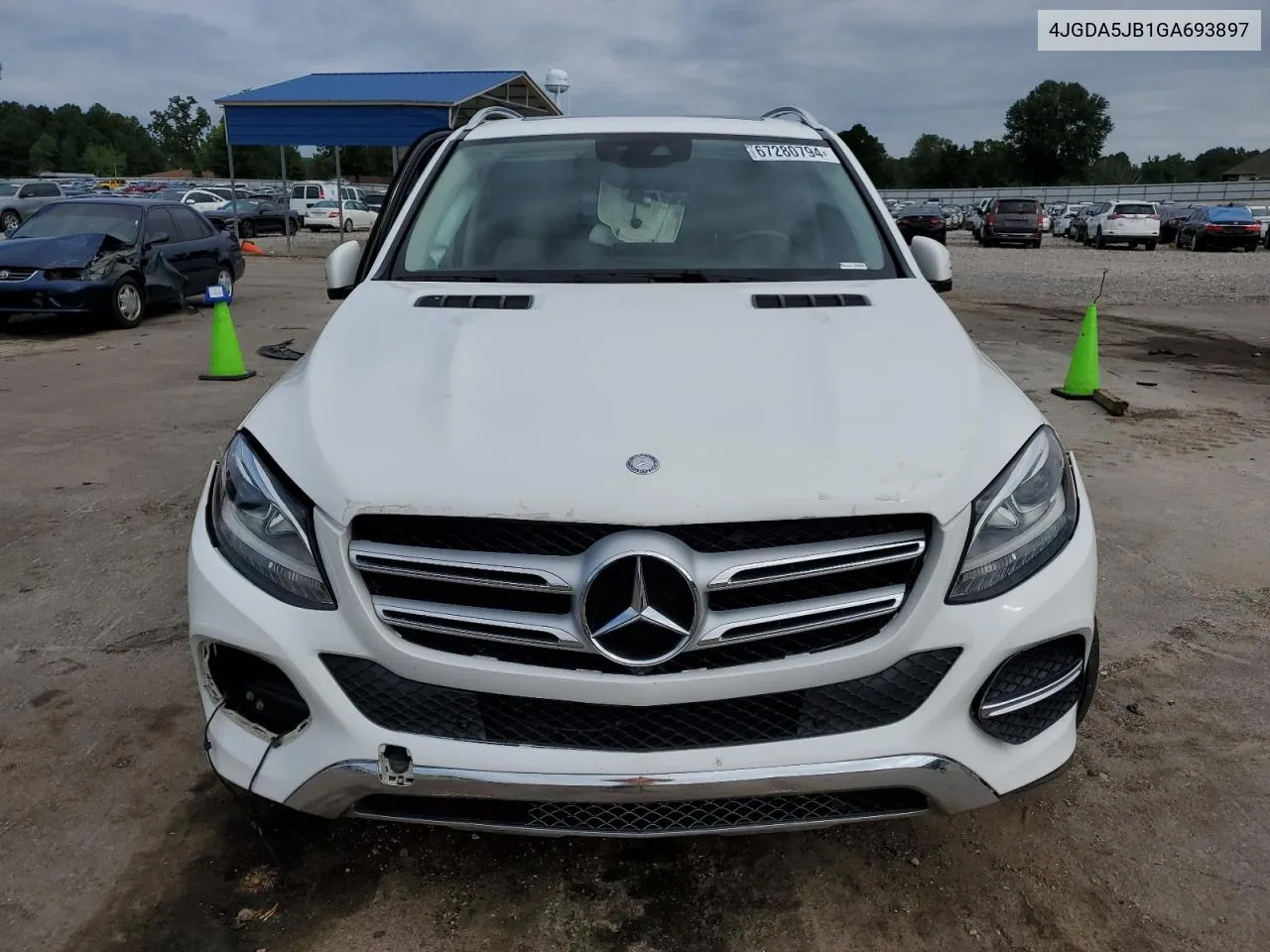 2016 Mercedes-Benz Gle 350 VIN: 4JGDA5JB1GA693897 Lot: 67280794