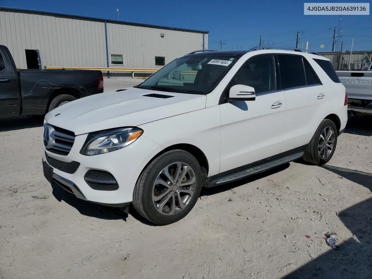 2016 Mercedes-Benz Gle 350 VIN: 4JGDA5JB2GA639136 Lot: 68997404