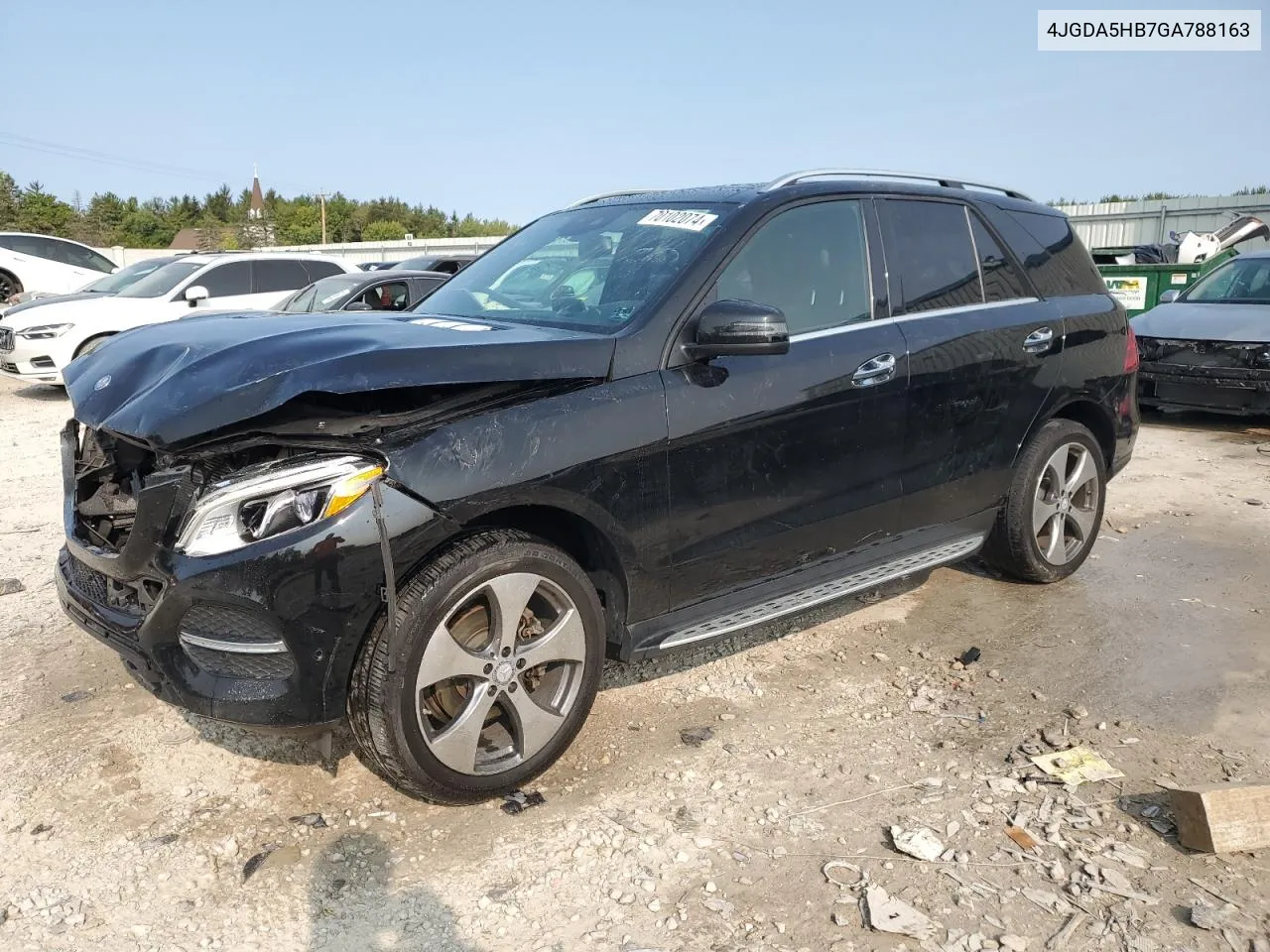 2016 Mercedes-Benz Gle 350 4Matic VIN: 4JGDA5HB7GA788163 Lot: 70102074