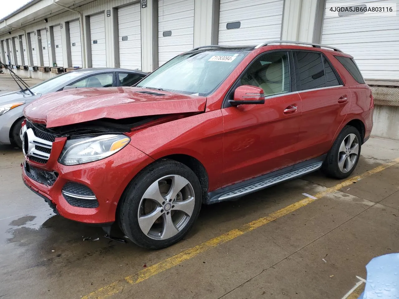 2016 Mercedes-Benz Gle 350 VIN: 4JGDA5JB6GA803116 Lot: 71783094