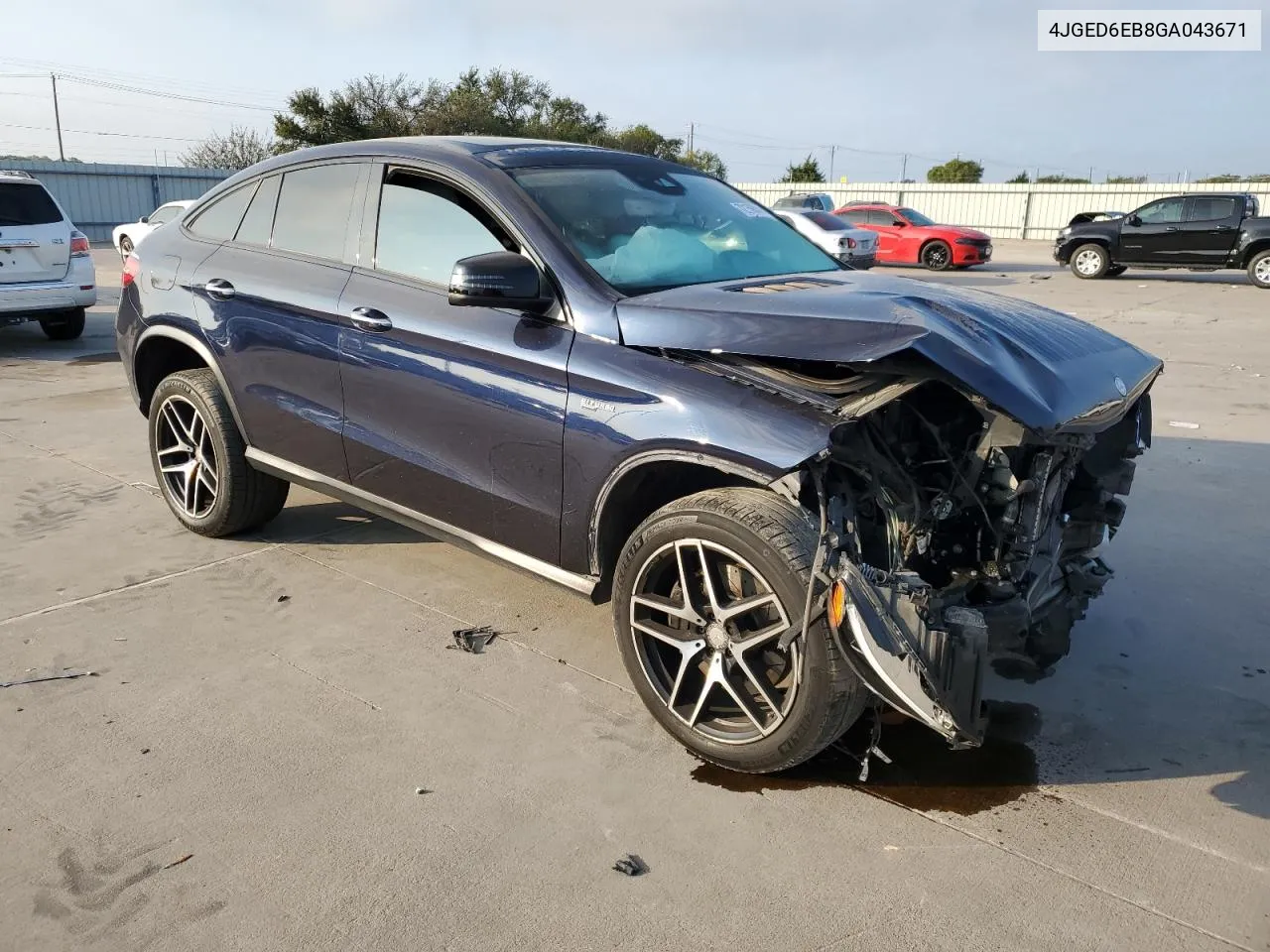 2016 Mercedes-Benz Gle Coupe 450 4Matic VIN: 4JGED6EB8GA043671 Lot: 72159844